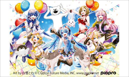 Image for 初音ミクらと人気イラストレーターがコラボ！